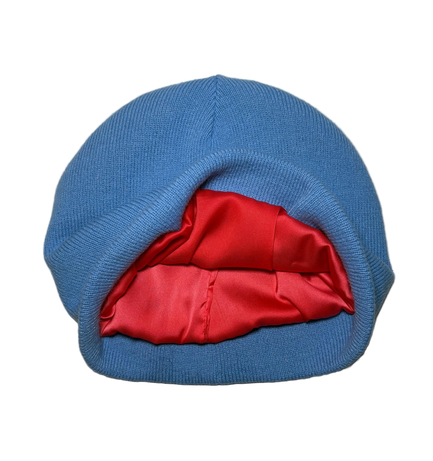 Baby Blue Silk Lined Beanie