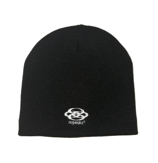 Black Silk Lined Beanie
